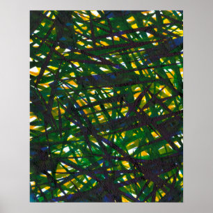 Poster Thicket Verde II