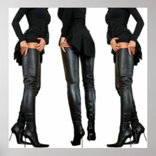 Pôster Thigh High Boot Models