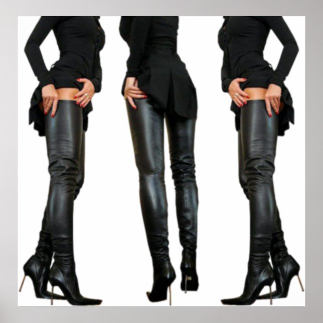 Pôster Thigh High Boot Models (Frente)