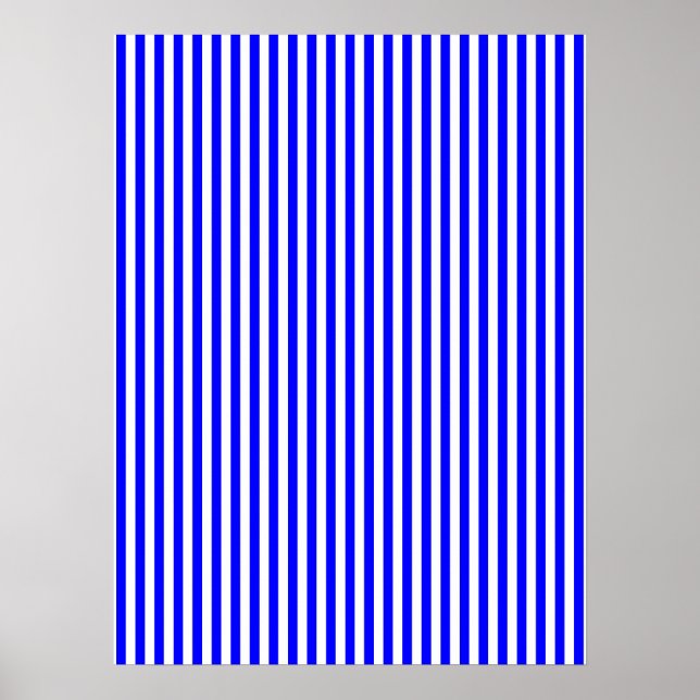 Pôster Thin Blue Stripes (Frente)