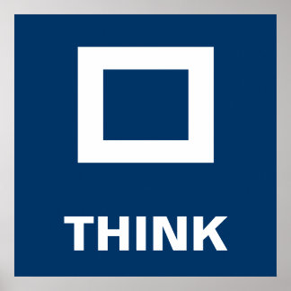 Poster Think outside the box