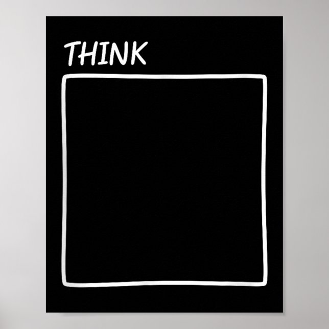 Poster Think Outside The Box New Perspective  (Frente)