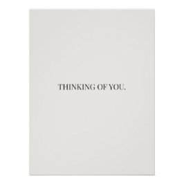 Pôster Thinking of You Poster – Gentle Support Quote 
