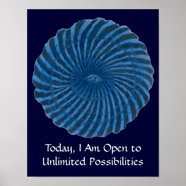 Pôster Third Eye Chakra Art 3.º - Intuição (Frente)