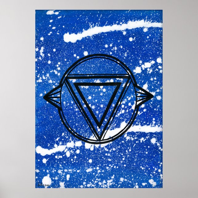 Poster Third Eye Chakra - Pontos Um (Frente)