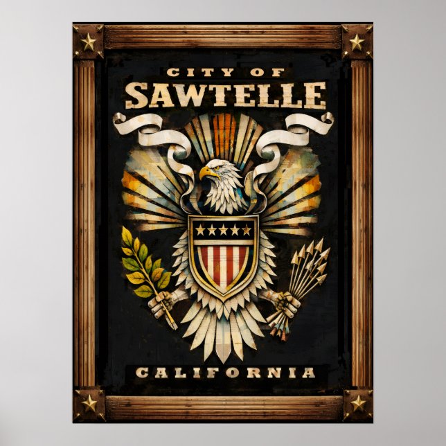 Poster This Emblem of the City of Sawtelle (Frente)