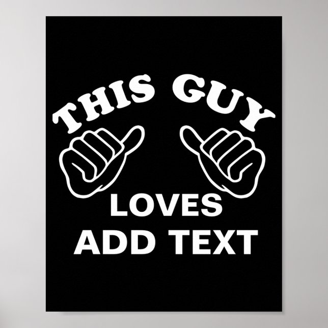 Poster This Guy Loves  (Frente)