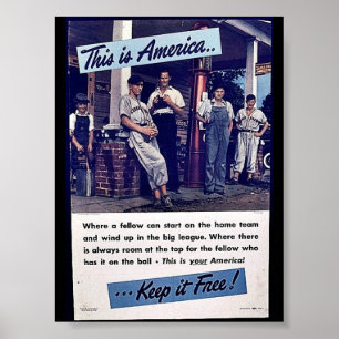 Pôster This Is America Keep It Free!