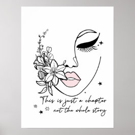 Poster This is Just a Chapter Positive Quote 