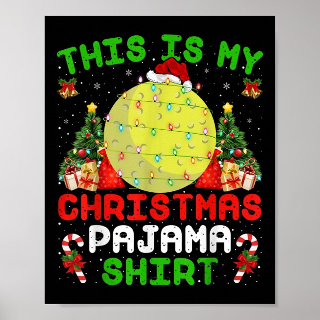 Poster This Is My Christmas Pajama Shirt Field Hockey Chr (Frente)