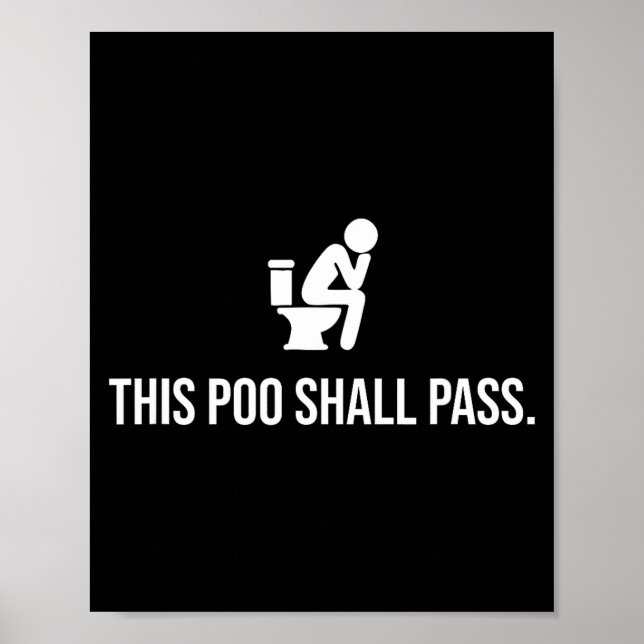 Poster This O Shall P Funny Quote Birthday Party Gag Gift (Frente)