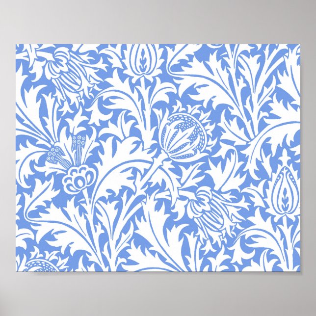 Poster Thistle, William Morris (Frente)