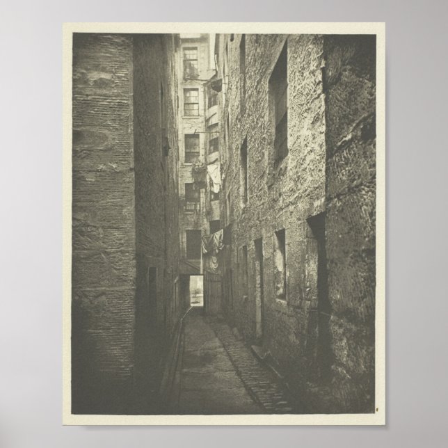 Poster Thomas Annan Close No. 148 High Street Foto 1868 (Frente)