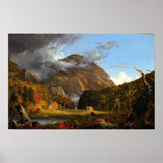 Pôster Thomas Cole A View of Mountain Pass (Frente)