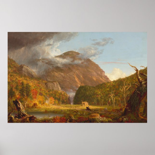 Poster Thomas Cole A View of Mountain Pass (Frente)