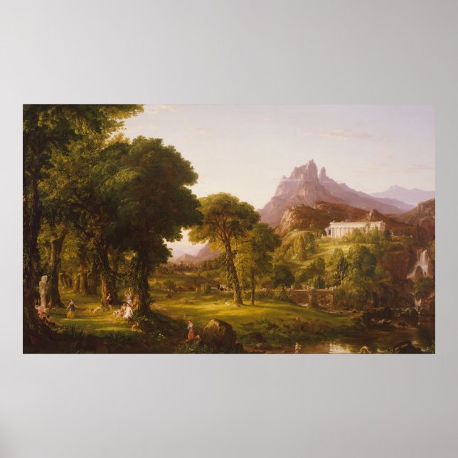 Poster Thomas Cole Dream of Arcadia (Frente)