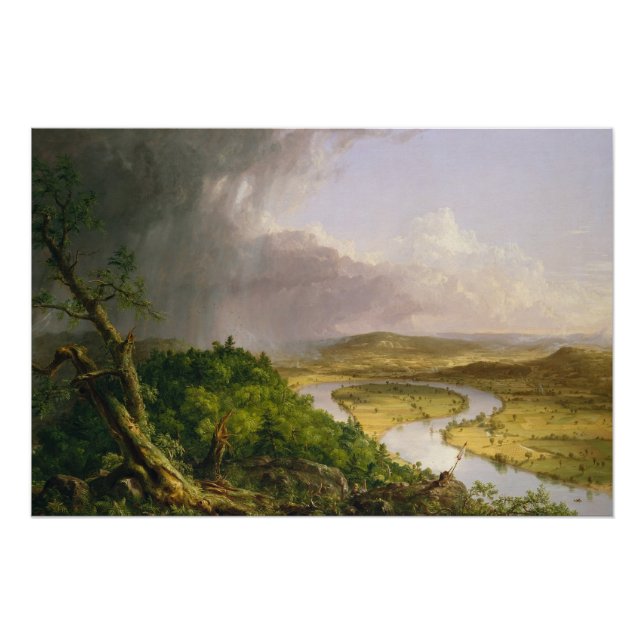 Pôster Thomas Cole O Oxbow Rio Connecticut (Frente)