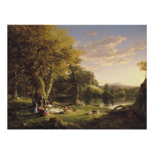 Pôster Thomas Cole O Pic-Nic