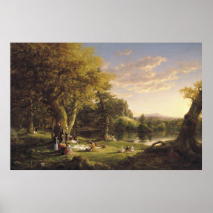 Poster Thomas Cole O Pic-Nic
