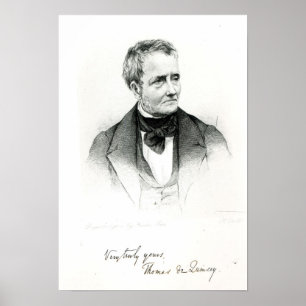 Pôster Thomas de Quincey