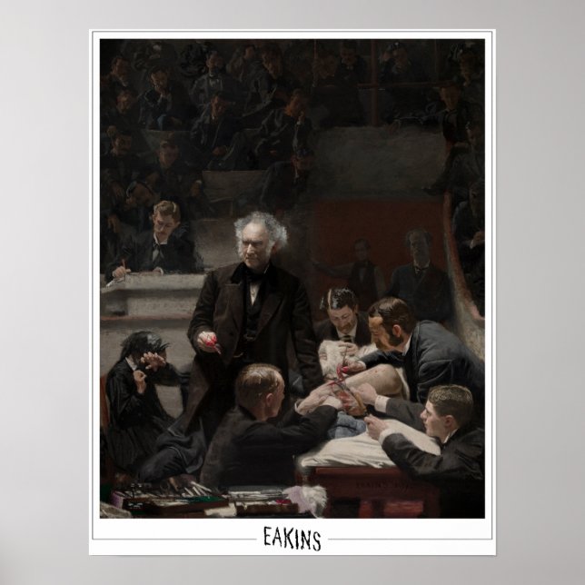 Poster Thomas Eakins Zedign Cartaz de Arte #15 (Frente)