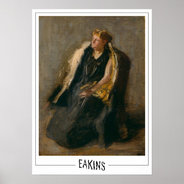 Poster Thomas Eakins Zedign Cartaz de Arte #2 (Frente)