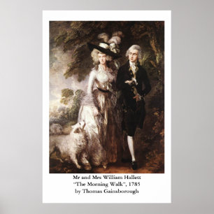 Poster Thomas Gainsborough's Mr e William Hallett