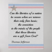 Thomas Jefferson cita presentes de liberdade