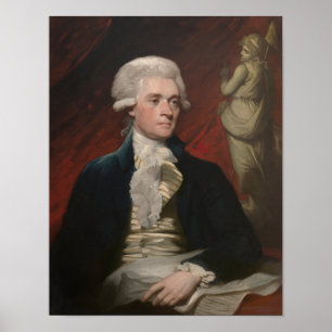Poster Thomas Jefferson Painting