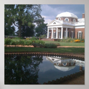 Pôster Thomas Jefferson's Monticello