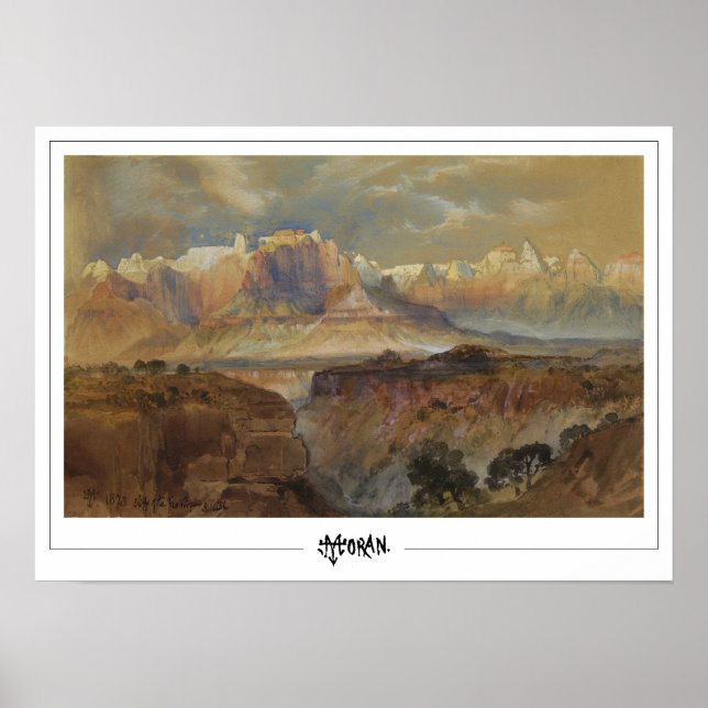 Poster Thomas Moran Fine Art #114 (Frente)