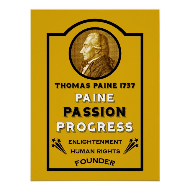 Pôster Thomas Paine (Frente)