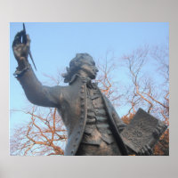 Poster Thomas Paine Segurando RIghts Do Man Book