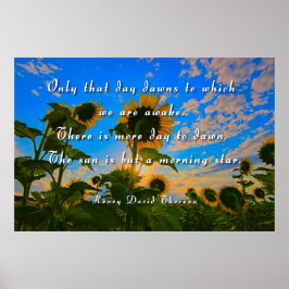 Poster Thoreau, Estrela da Manhã