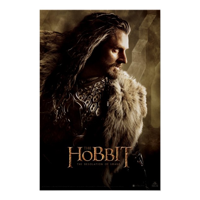 Pôster THORIN OAKENSHIELD™ Caracter Poster 1 (Frente)