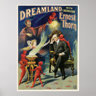 Pôster Thorn Magician Dreamland Vintage Magic Act