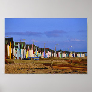 Poster Thorpe Bay Huts Essex England
