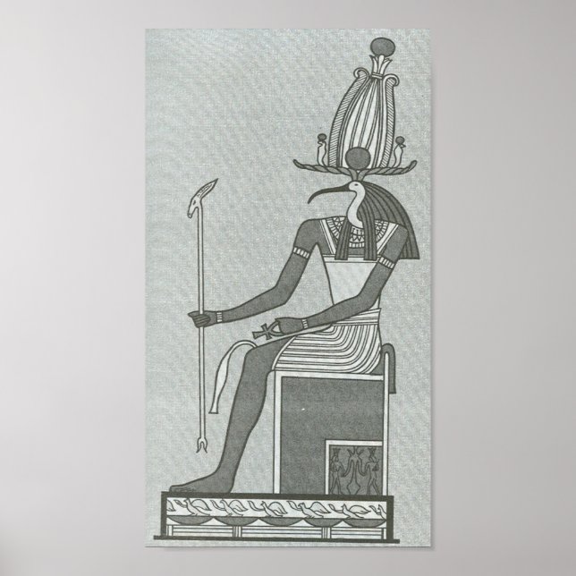 Pôster Thoth Sitting On His Throne Portfolio (Frente)
