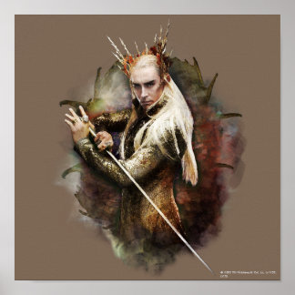 Pôster Thranduil com Espada