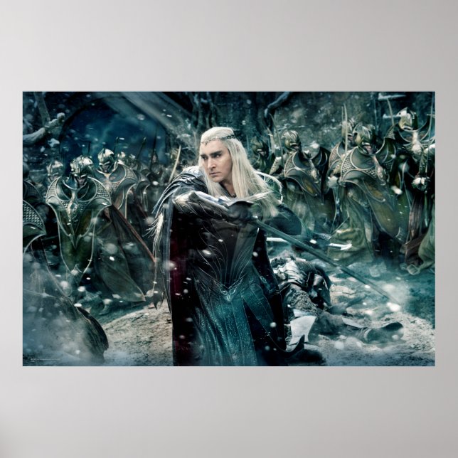Poster Thranduil Na Batalha (Frente)