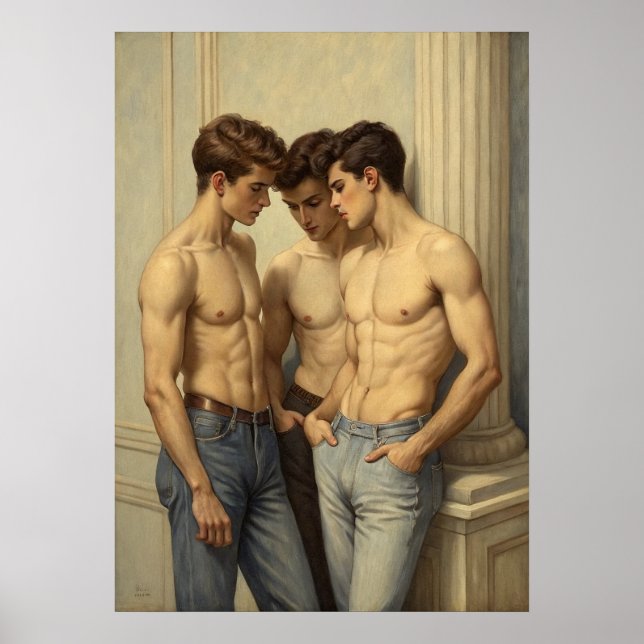 Poster Three graces: A romantic study in desire (Frente)