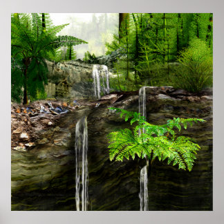 Poster Three Water falls