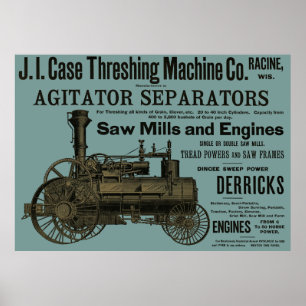 Poster Threshing do caso - faça à máquina a fazenda 18