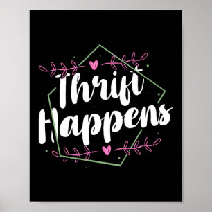 Poster Thrift Acontece Thrifting