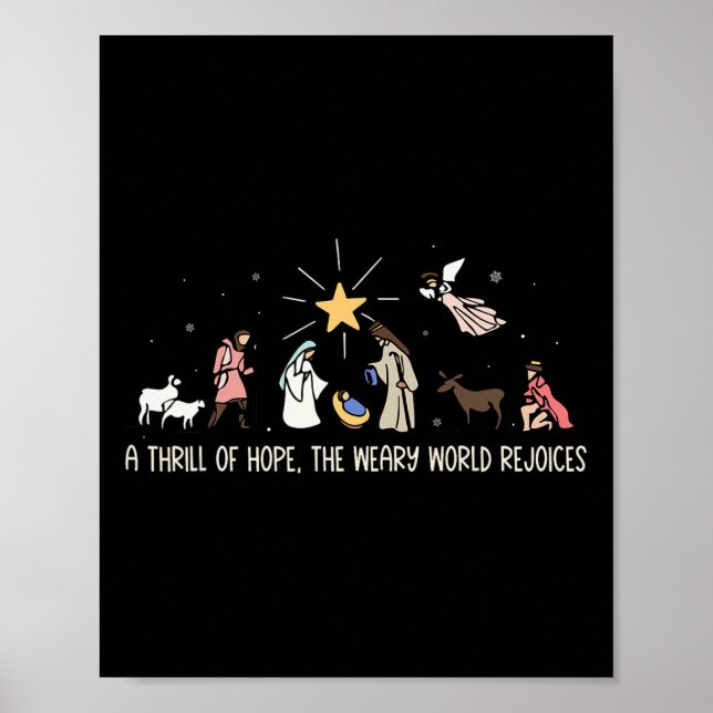 Poster Thrill Of Hope Weary World Alegra O Aniversário Ch (Frente)