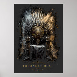 Poster Throne of Dust Dark Fantasy