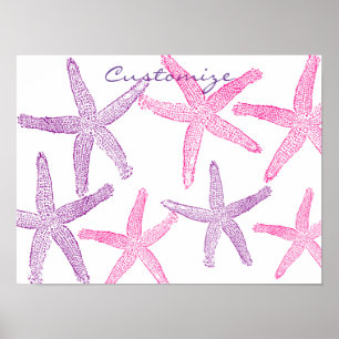 Poster Thunder_Cove de Peixe de Estrelas Rosa