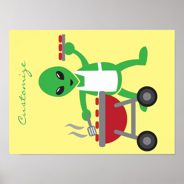 Poster Thunder_Cove do Cookout do Barbecte de alienígena (Frente)