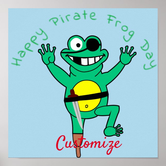 Poster Thunder_Cove do Dia de Pirata Feliz (Frente)