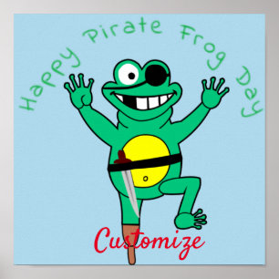 Poster Thunder_Cove do Dia do Sapo Pirata Feliz 